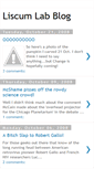 Mobile Screenshot of liscumlab.blogspot.com