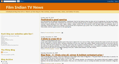 Desktop Screenshot of filmindiantvnews.blogspot.com