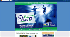 Desktop Screenshot of campeonatocdl.blogspot.com
