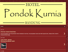 Tablet Screenshot of hotelpondokkurnia.blogspot.com