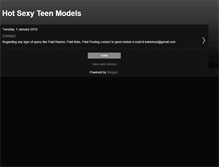 Tablet Screenshot of hot-sexy-teen-models.blogspot.com