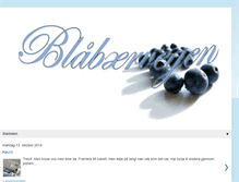Tablet Screenshot of blaabaervegen.blogspot.com