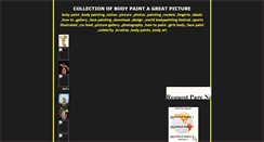 Desktop Screenshot of collectionbodypaint.blogspot.com