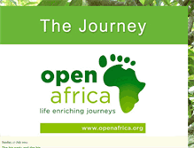 Tablet Screenshot of openafrica-thejourney.blogspot.com