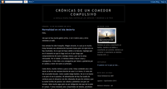 Desktop Screenshot of cronicasdeuncomedorcompulsivo.blogspot.com