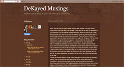 Desktop Screenshot of eldondekay.blogspot.com