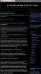 Mobile Screenshot of correspondingfractions.blogspot.com