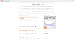 Desktop Screenshot of joeroseblog.blogspot.com