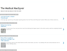 Tablet Screenshot of medicalmacgyver.blogspot.com