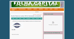 Desktop Screenshot of folhacapital.blogspot.com