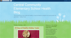 Desktop Screenshot of healthycentralelementary.blogspot.com