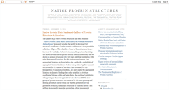 Desktop Screenshot of nativeproteins.blogspot.com