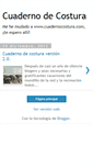 Mobile Screenshot of cuadernocostura.blogspot.com