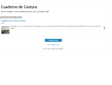 Tablet Screenshot of cuadernocostura.blogspot.com