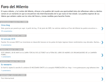 Tablet Screenshot of foromilenio.blogspot.com