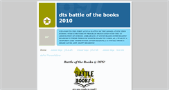 Desktop Screenshot of dtsbattleofthebooks2010.blogspot.com