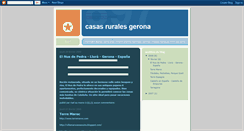 Desktop Screenshot of casas-rurales-gerona.blogspot.com