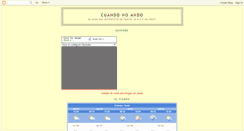 Desktop Screenshot of cuandonoando.blogspot.com
