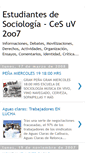 Mobile Screenshot of estudiantesdesociologia.blogspot.com