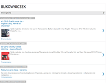Tablet Screenshot of bukowniczek.blogspot.com