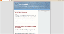 Desktop Screenshot of mstechgurus.blogspot.com