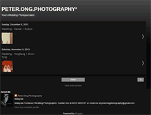 Tablet Screenshot of peterongphotography.blogspot.com