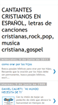 Mobile Screenshot of cantantescristianosenespanol.blogspot.com