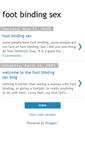 Mobile Screenshot of footbindingsex.blogspot.com