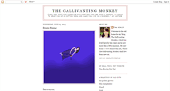 Desktop Screenshot of gallivantingmonkey.blogspot.com