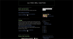 Desktop Screenshot of lavozdelcactus.blogspot.com