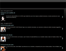 Tablet Screenshot of fotosdecantantes.blogspot.com