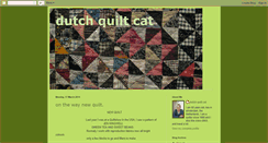 Desktop Screenshot of dutchquiltcat.blogspot.com
