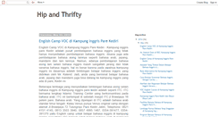 Desktop Screenshot of hipandthrifty.blogspot.com