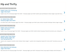 Tablet Screenshot of hipandthrifty.blogspot.com