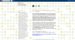 Desktop Screenshot of diagnosedyslexianow.blogspot.com