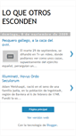 Mobile Screenshot of loqueotrosesconden.blogspot.com