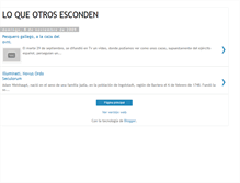 Tablet Screenshot of loqueotrosesconden.blogspot.com