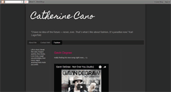 Desktop Screenshot of catherinecano.blogspot.com