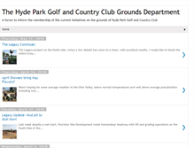 Tablet Screenshot of hydeparkgolfandcountryclub.blogspot.com