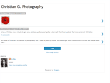 Tablet Screenshot of christiansphotography.blogspot.com