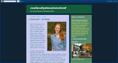 Desktop Screenshot of newfacultyatwestminsteratl.blogspot.com