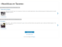 Tablet Screenshot of neuroticasentacones.blogspot.com