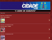 Tablet Screenshot of cidadefmiga.blogspot.com