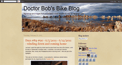 Desktop Screenshot of doctorbobsbikeblog.blogspot.com