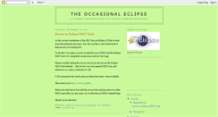 Desktop Screenshot of occasional-eclipse.blogspot.com