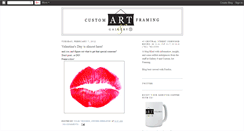 Desktop Screenshot of customartframingandgallery.blogspot.com