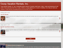 Tablet Screenshot of ourayvacationrentals.blogspot.com