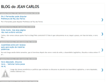 Tablet Screenshot of blogdojeancarlos.blogspot.com