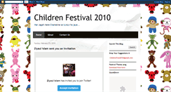 Desktop Screenshot of childrenfest.blogspot.com