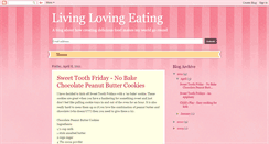 Desktop Screenshot of livinglovingeating.blogspot.com